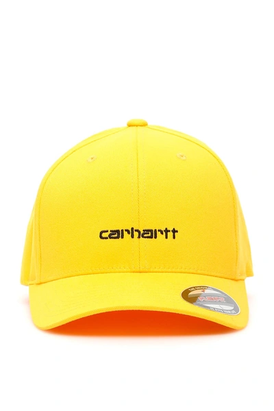 Carhartt Script Bucket Baseball Cap In Yellow
