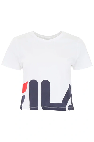 Fila Early Cropped T-shirt In White