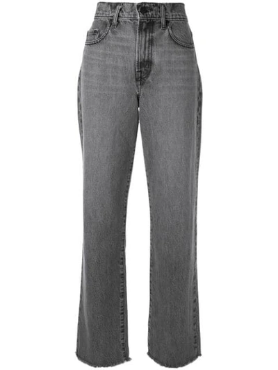 Nobody Denim 'arlo' Jeans Mit Hohem Bund In Grey