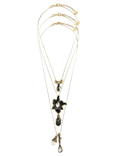 Camila Klein Embellished 3 Necklaces Set - Metallic