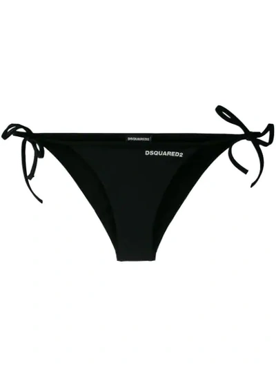 Dsquared2 Icon Bikini Bottoms In Black