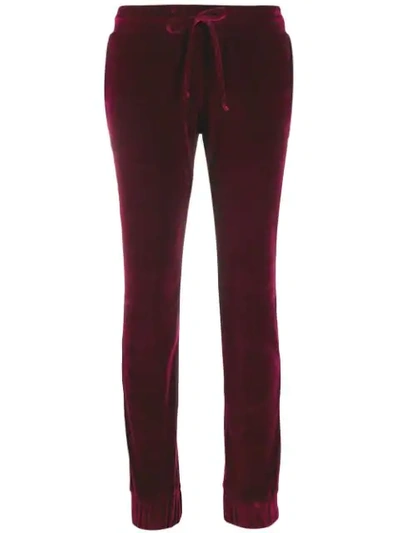 Plein Sport Slim Fit Track Pants In Red