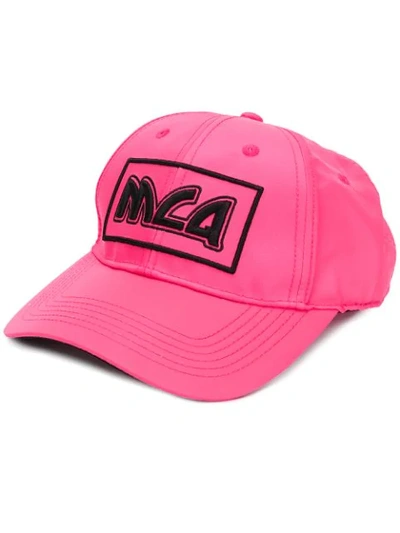 Mcq By Alexander Mcqueen Mcq Alexander Mcqueen Logo Embroidered Cap - Pink