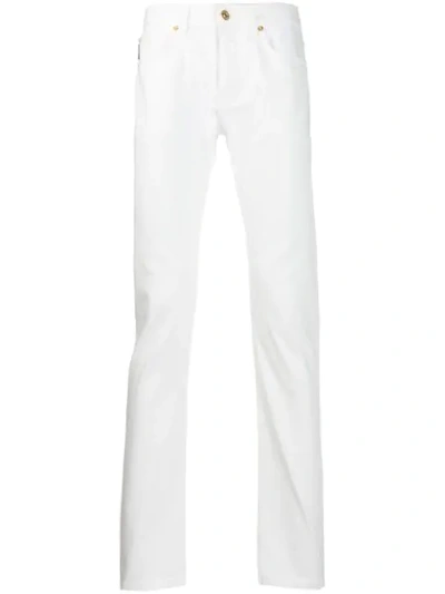 Versace Straight-leg Jeans In White