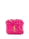 Saint Laurent Vicky Camera Crossbody Bag In Pink