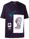 Lanvin Statue Print T-shirt In Blue