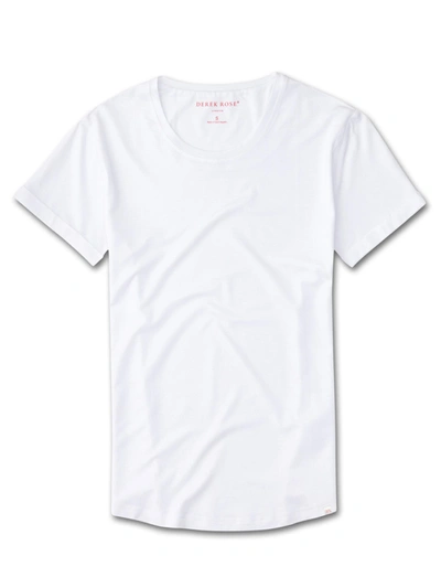 Derek Rose Women's Leisure T-shirt Lara Micro Modal Stretch White