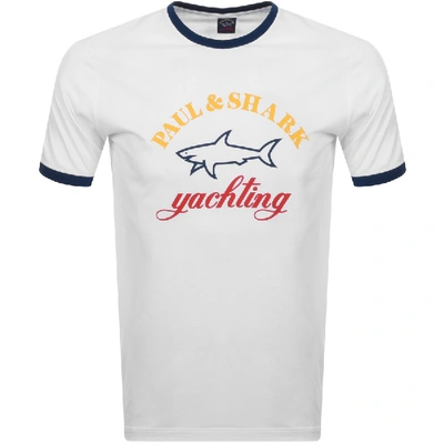 Paul & Shark Paul And Shark Logo T Shirt White
