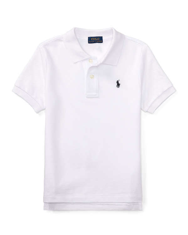 kids white ralph lauren shirt
