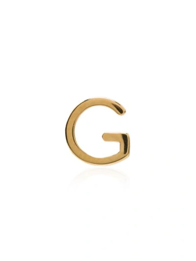 Loquet 18k Yellow Gold G Letter Charm