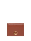 Fendi Small F Is  Wallet In Brown