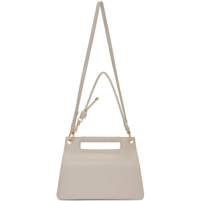 Givenchy Small Whip Leather Top Handle Bag In 101 Natural