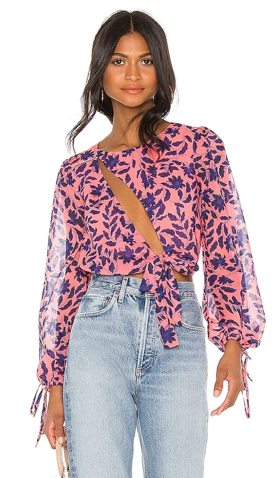 House Of Harlow 1960 X Revolve Ali Top In Pink Floral