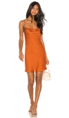 House Of Harlow 1960 X Revolve Ira Mini Dress In Burnt Orange