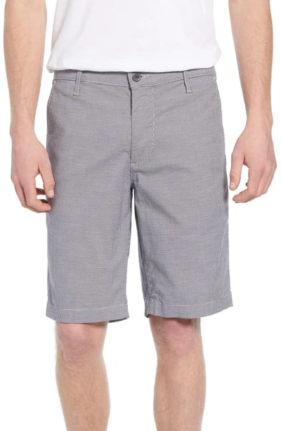 Ag Griffin Regular Fit Shorts In Navy Check