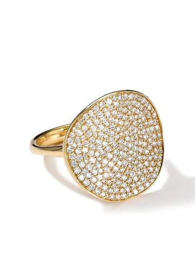 Ippolita Stardust 18k Yellow Gold & Diamond Medium Flower Ring