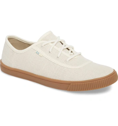 Toms Carmel Sneaker In Birch Heritage Canvas