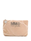Mm6 Maison Margiela Tulle Clutch Bag In Neutrals