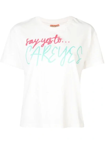 Lhd Say Yes To Careyes T-shirt In White
