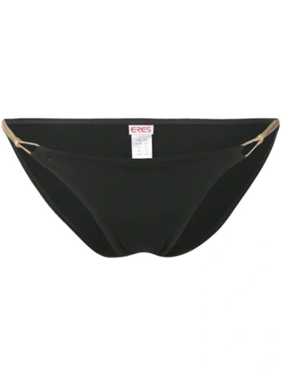 Eres Metallic-trimmed Bikini Briefs Black