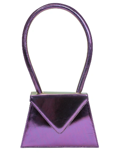 Amélie Pichard Flat Metallic Purple Bag