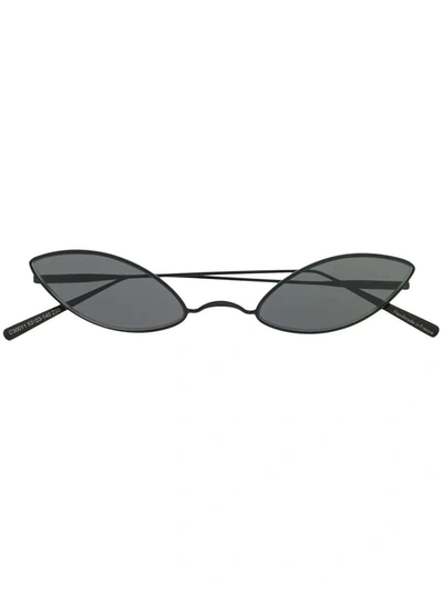 Acne Studios Cat Eye Black Sunglasses Black