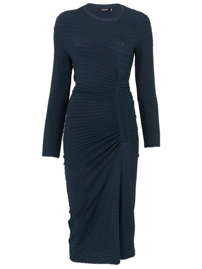 Atlein Long Sleeve Ruched Dress