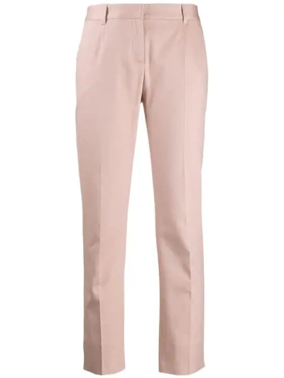 Dolce & Gabbana Cropped Tailored Trousers In Pink