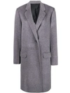 Helmut Lang Single Breasted Coat In Grey