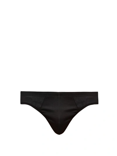 Hanro Cotton Sporty Bikini Briefs In Black