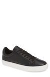 Supply Lab Damian Lace-up Sneaker In Black Perforated Leather