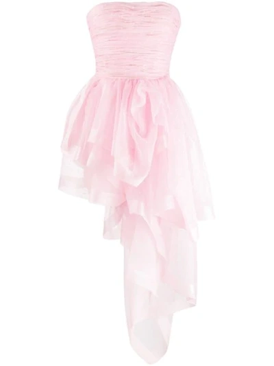Ermanno Scervino Asymmetric Tulle Dress - Pink