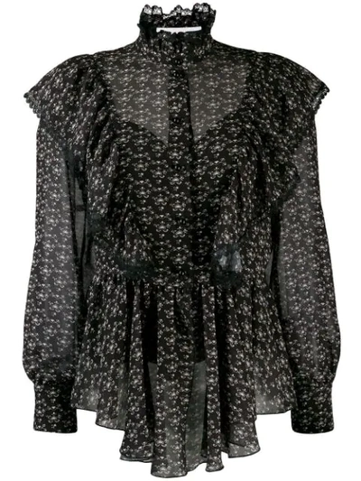 See By Chloé Ruffled Blouse In Black