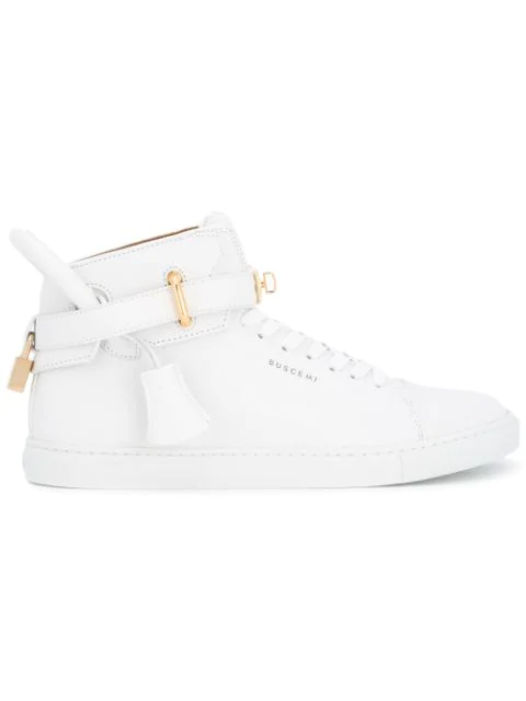 buscemi white high tops