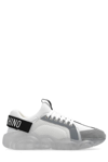 Moschino Teddy Bear Outsole Sneakers In White