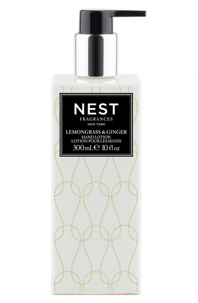 Nest Fragrances Lemongrass & Ginger Hand Lotion, 10 Oz./ 300 ml