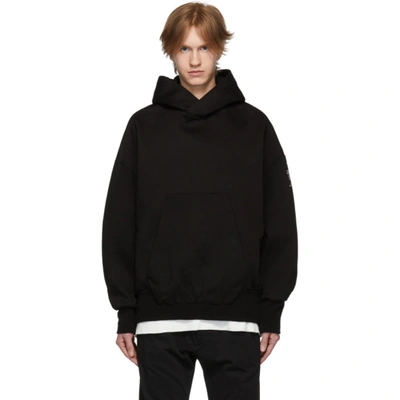 Julius Graphic Print Hoodie In Black