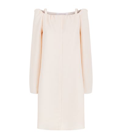 See By Chloé Textured Shoulder Cut-out Dress In Sgd Pale Blush | ModeSens