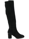 Stuart Weitzman Eloise Knee Length Boots In Black