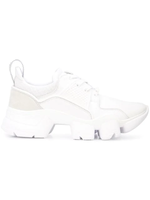 jaw low sneakers in neoprene and leather