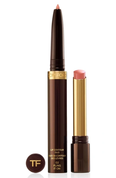 Tom Ford Lip Contour Duo Lipstick, Fling It On