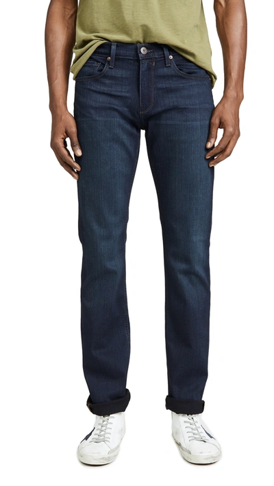Paige Federal Slim Jeans In Russ Wash