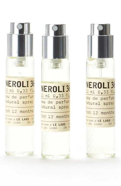 Le Labo Neroli 36 Eau De Parfum Travel Tube Refills 3 X 10ml In White