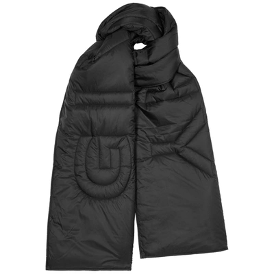 Givenchy Black Quilted Shell Scarf