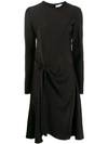 Chloé Knot Detail Dress In Black