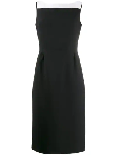 Givenchy Square Neck Dress In Black