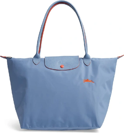 Buy Longchamp Blue Mist Le Pliage Club Large Tote for Women Online @ Tata  CLiQ Luxury