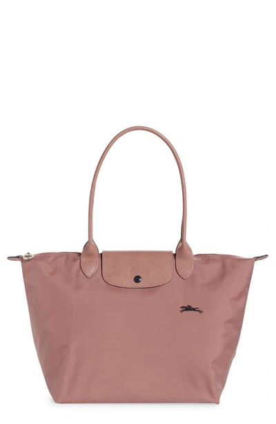 Longchamp Le Pliage Club Tote In Antique Pink