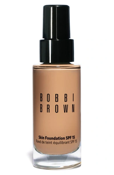 Bobbi Brown Skin Foundation Broad Spectrum Spf 15 In 4.5 Warm Natural (olive Tanned Beige With Yellow Undertones)