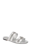 Rebecca Minkoff Women's Marciann Slide Sandals In Silver